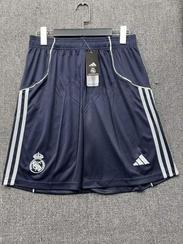 Fan Version 2025-2026 Real Madrid Black Soccer Shorts Football Shorts