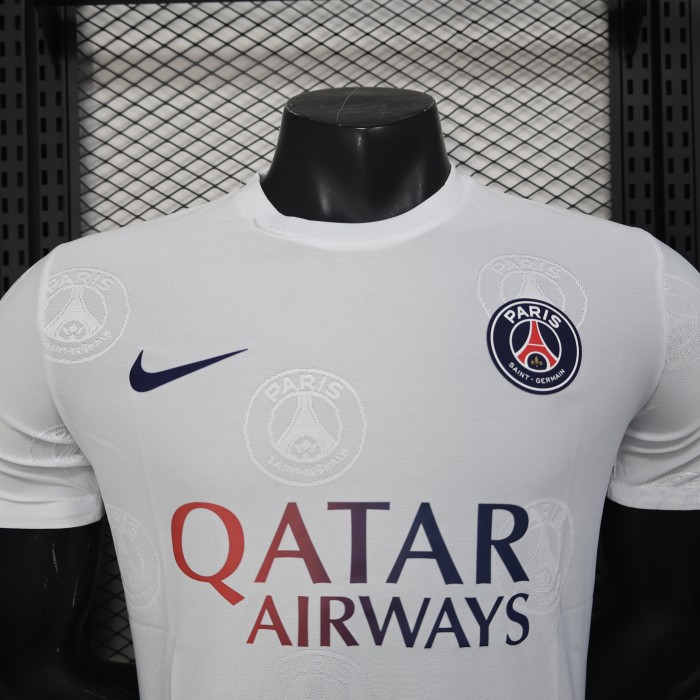 Player Version 2025-2026 PSG White Special Edition Soccer Jersey Football Maillot