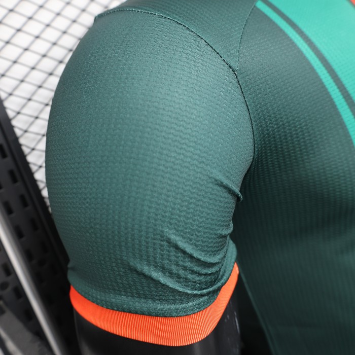 Player Version 2025-2026 USM Alger Green/Orange Special Edition Soccer Jersey MCA Football Shirt