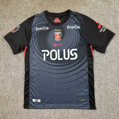Fans Version 2025-2026 Urawa Red Diamonds Third Away Black Soccer Jersey