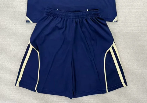 Fan Version 2025-2026 Aberdeen Away Blue Soccer Shorts Football Shorts