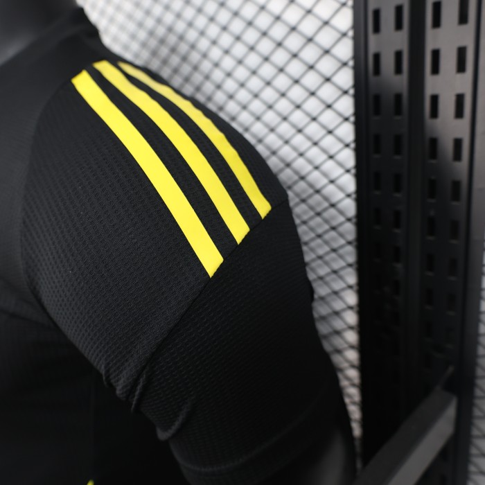 Player Version 2025 Algeria Black/Yellow Soccer Jersey Football Shirt