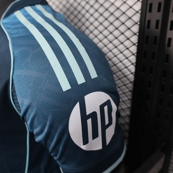 with HP Logo Player Version 2025-2026 Real Madrid Special Edition Soccer Jersey Real Football Shirt