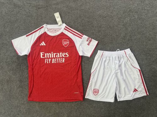 Adult Uniform 2025-2026 Arsenal Home Footbal Shirt Shorts Soccer Jersey