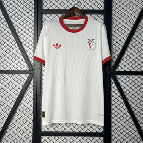 Retro Model 2025-2026 Benfica White Soccer Jersey Football Shirt