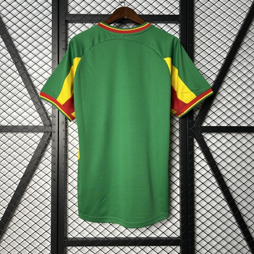 Retro Jersey 2002 Senegal Away Green Soccer Jersey Vintage Football Shirt