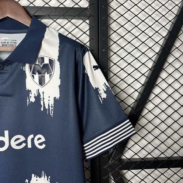 Fans Version 2025-2026 Monterrey Home Soccer Jersey Menterrey Football Shirt