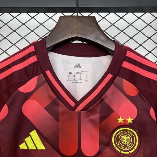 Youth Uniform Kids Kit 2025 Germany Away Soccer Jersey Shorts Child Football Set