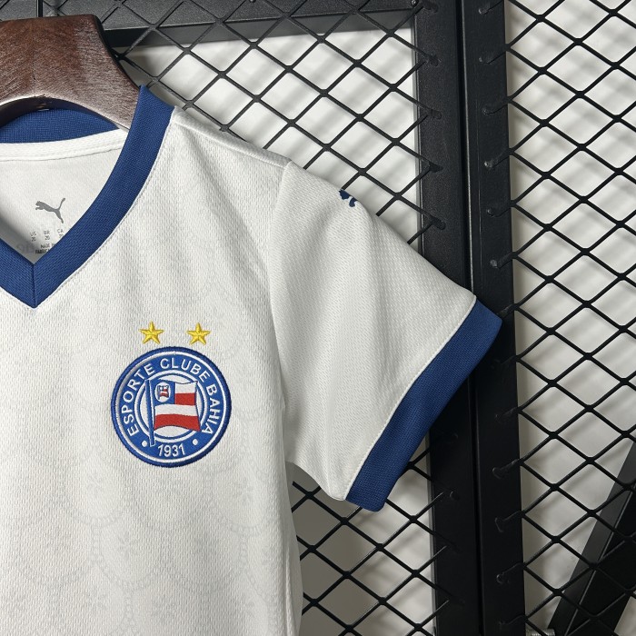 Youth Uniform Kids Kit Bahia 2025-2026 Home Soccer Jersey Shorts Child Football Set
