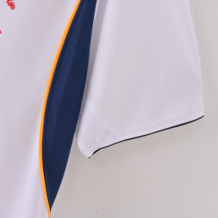 Retro Jersey 2001-2002 Liverpool Away White Soccer Jersey Vintage Football Shirt