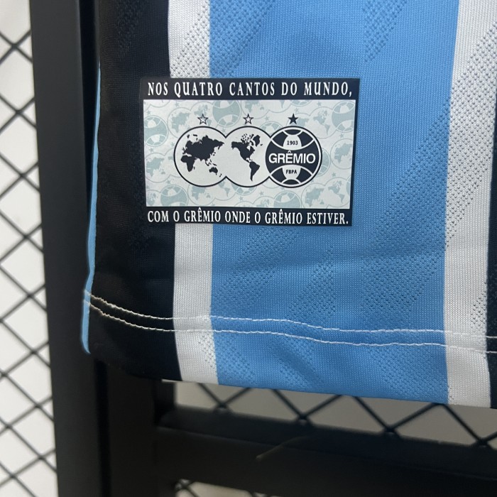 without Sponor Logo Fan Version 2025-2026 Gremio Home Soccer Jersey Football Shirt