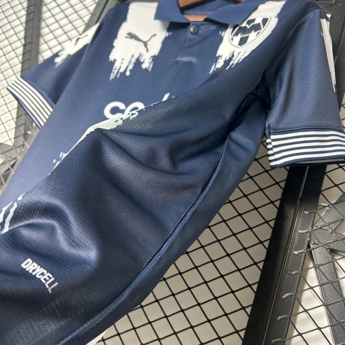 Fans Version 2025-2026 Monterrey Home Soccer Jersey Menterrey Football Shirt