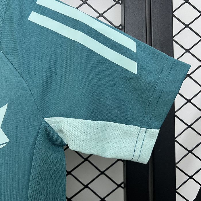 Youth Uniform Kids Kit 2025-2026 Cruzeiro Green Soccer Training Jersey Shorts Child Football Set