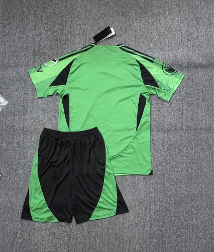 Adult Uniform 2025-2026 Austin Home Soccer Jersey Shorts Men's Football Kit