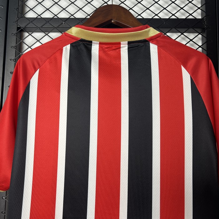without Sponor Logo Fans Version 2025-2026 Sao Paulo Away Soccer Jersey São Paulo Football Shirt