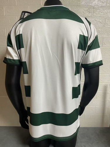 with Front Lettering Retro Jersey Sporting Lisbon Special Edition Soccer Jersey Vintage Football Shirt