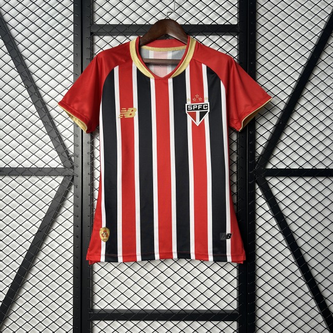 Women 2025-2026 Sao Paulo Away Soccer Jersey Girl Football Shirt