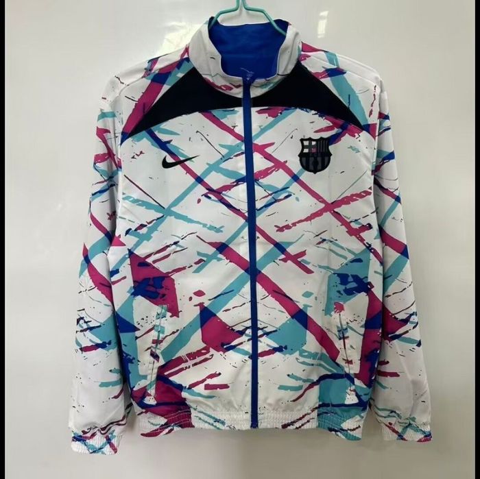 2025-2026 Barcelona Soccer Reversible Windbreaker Jacket Football Jacket