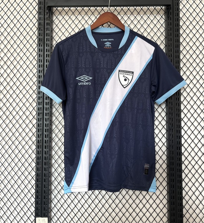 Fan Version 2025 Guatemala Away Dark Blue Soccer Jersey Football Shirt