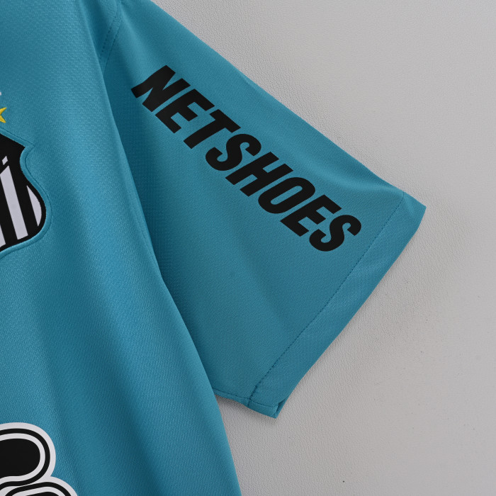 Retro Jersey 2011-2012 Santos Third Away Blue Soccer Jersey Vintage Football Shirt