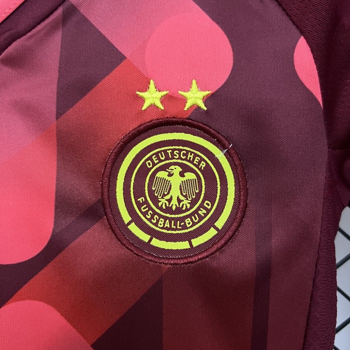 Youth Uniform Kids Kit 2025 Germany Away Soccer Jersey Shorts Child Football Set