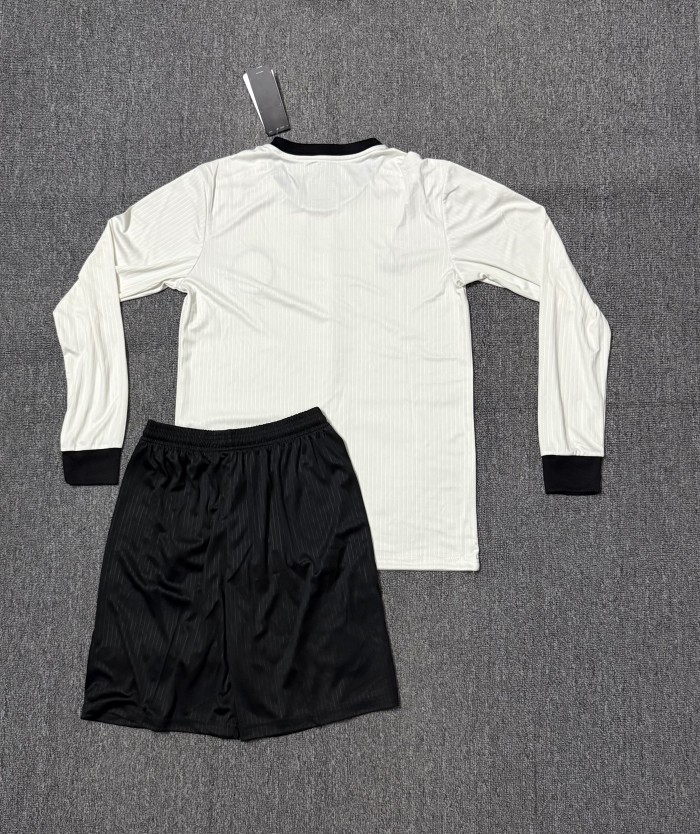 Long Sleeve Adult Uniform Germany 2025 125th Anniversary Soccer Jersey Shorts Football Set