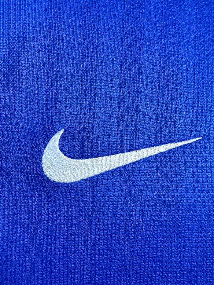 Long Sleeve Retro Jersey 2007-2008 Manchester United Blue Goalkeeper Vintage Soccer Jersey