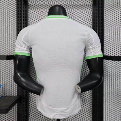 Player Version 2025 Algeria White Soccer Jersey Football Shirt