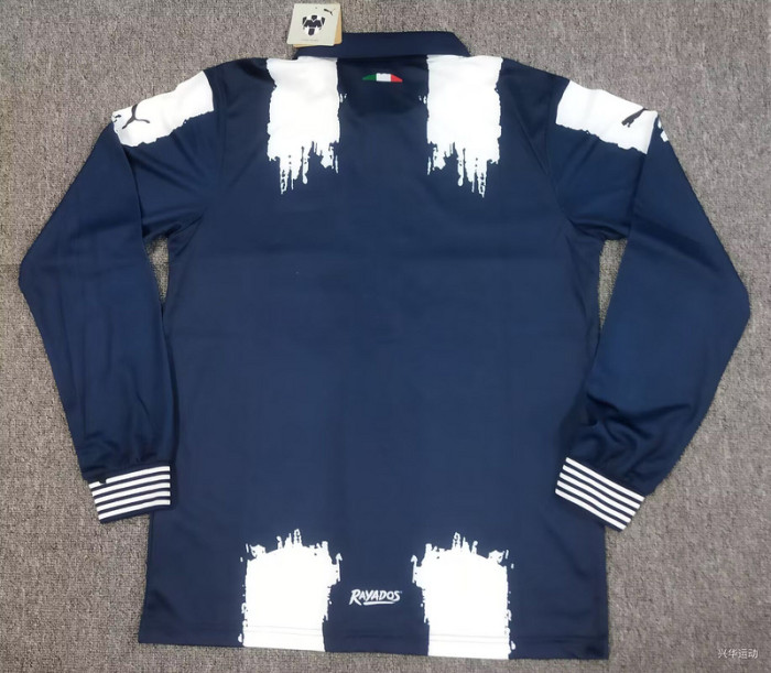 Long Sleeve Fans Version 2025-2026 Monterrey 80th Anniversary Soccer Jersey Menterrey Football Shirt
