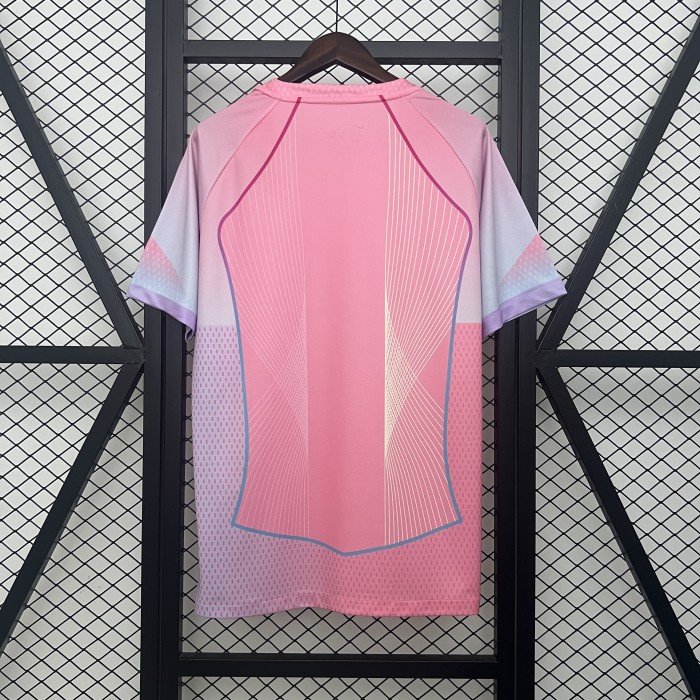 Barca Camisetas de Futbol Fans Version 2025-2026 Barcelona Pink Special Edition Soccer Jersey