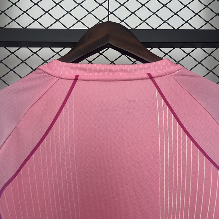 Barca Camisetas de Futbol Fans Version 2025-2026 Barcelona Pink Special Edition Soccer Jersey