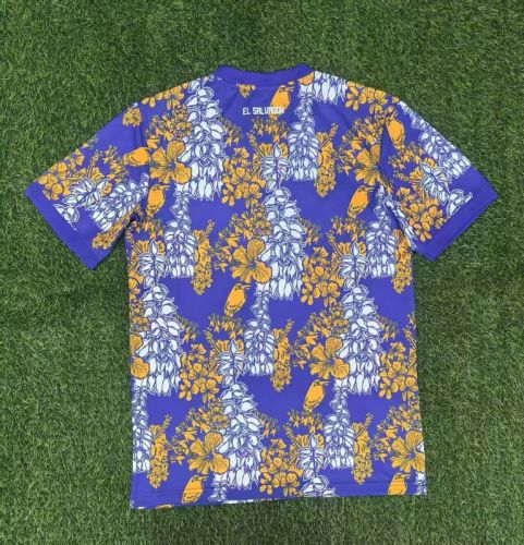 Fans Version 2025 El Salvador Soccer Pre-match Jersey Football Shirt