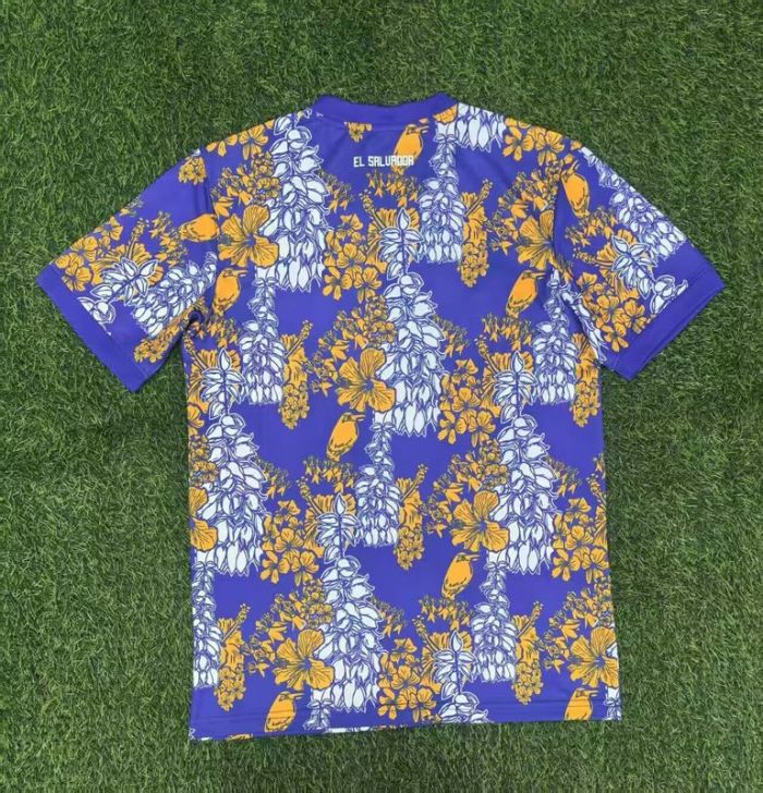 Fans Version 2025 El Salvador Soccer Pre-match Jersey Football Shirt