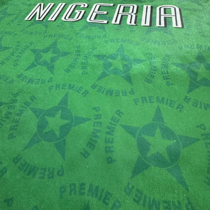 Retro Youth Uniform Kids Kit 1994-1995 Nigeria Home Soccer Jersey Shorts Child Football Set