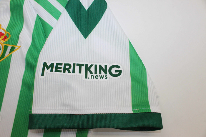 with Sponor Logo Fan Version 2025-2026 Real Betis Conference Final Soccer Jersey Football Shirt