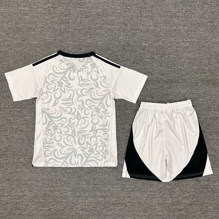 Youth Uniform Kids Kit 2025-2026 Benfica White Soccer Training Jersey Shorts Child Football Set