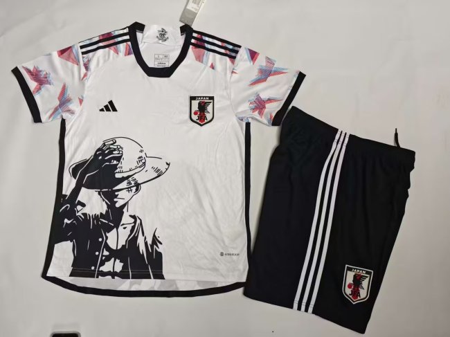 Adult Uniform 2025-2026 Japan White Soccer Jersey Shorts Men's Football Kit