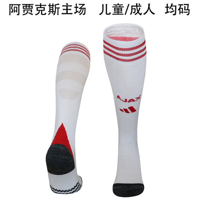 Youth/Adult 2025-2026 Ajax Home Soccer Socks Football Socks