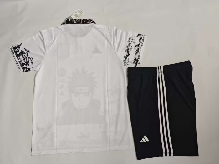 Adult Uniform 2025 Japan White Soccer Jersey Shorts Men's Football Kit
