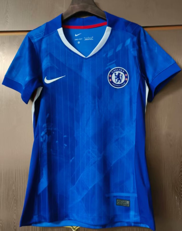 Women 2025-2026 Chelsea Home Soccer Jersey Girl Football Shirt