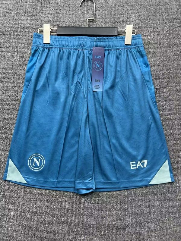 Fan Version 2025-2026 Napoli Fourth Away Soccer Shorts Napoles Football Shorts