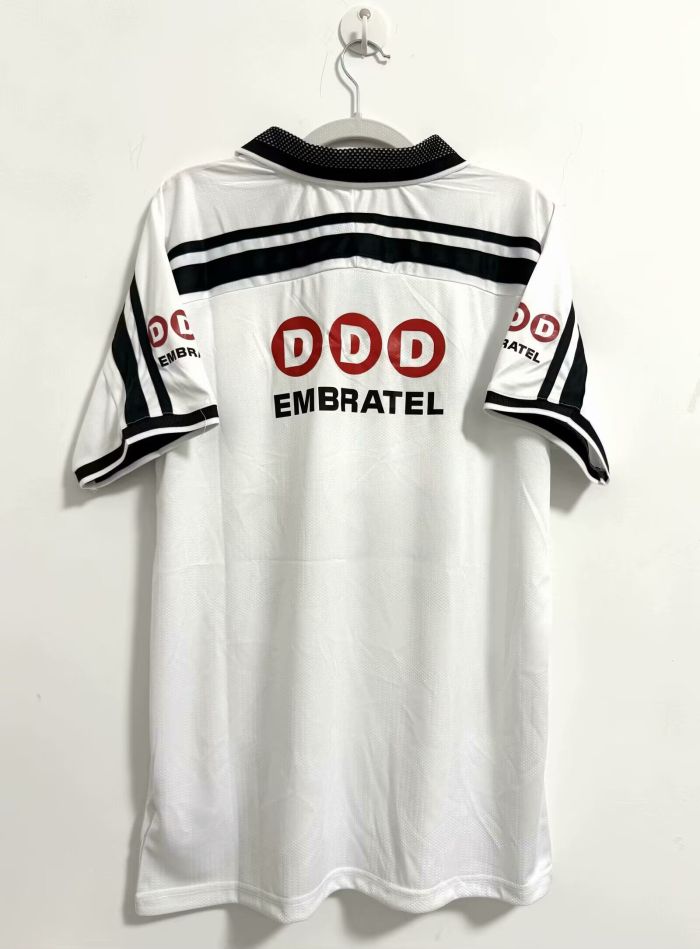 Retro Jersey 1998 Corinthians Home Soccer Shirt Vintage Soccer Jersey