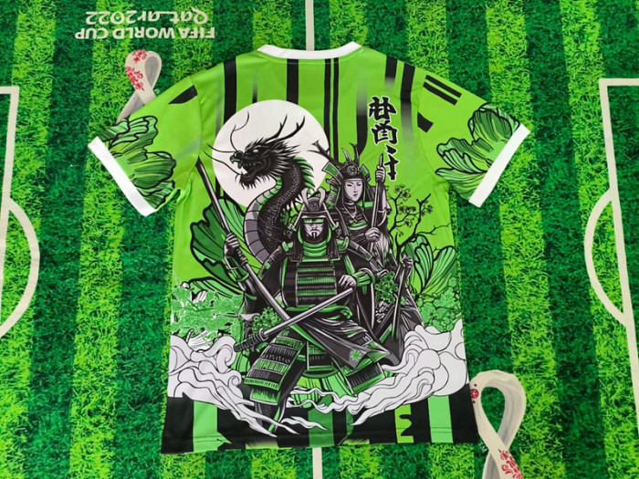 Fan Version 2025 Japan Green Comic Soccer Jersey Football Shirt