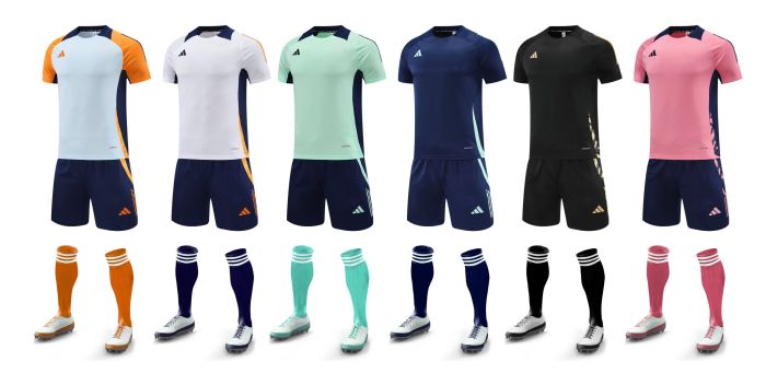 AD702 Blank DIY Soccer Training Uniforms Men's Custom Jersey and Shorts