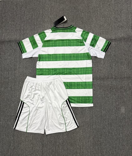 Adult Uniform 2025-2026 Celtic Home Soccer Jersey Shorts Football Kit