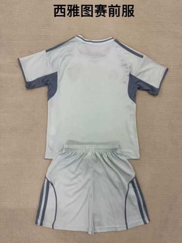 Youth Uniform Kids Kit 2025-2026 Seattles Sounders Soccer Training Jersey Shorts Child Football Set