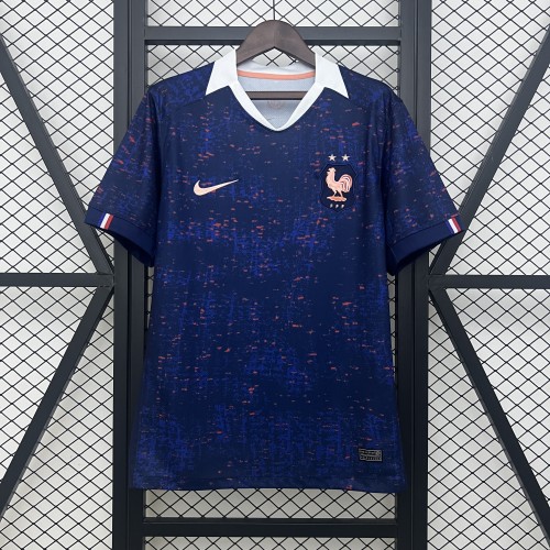 Fan Version 2025 France Home Soccer Jersey Football Shirt