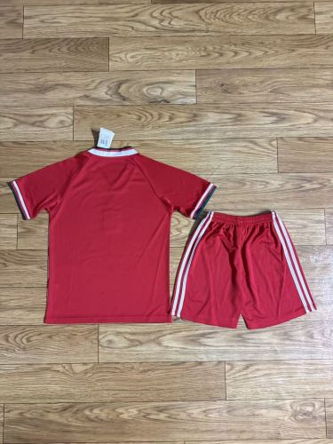 Retro Youth Uniform Kids Kit 1993-1995 Liverpool Home Soccer Jersey Shorts Vintage Child Football Set