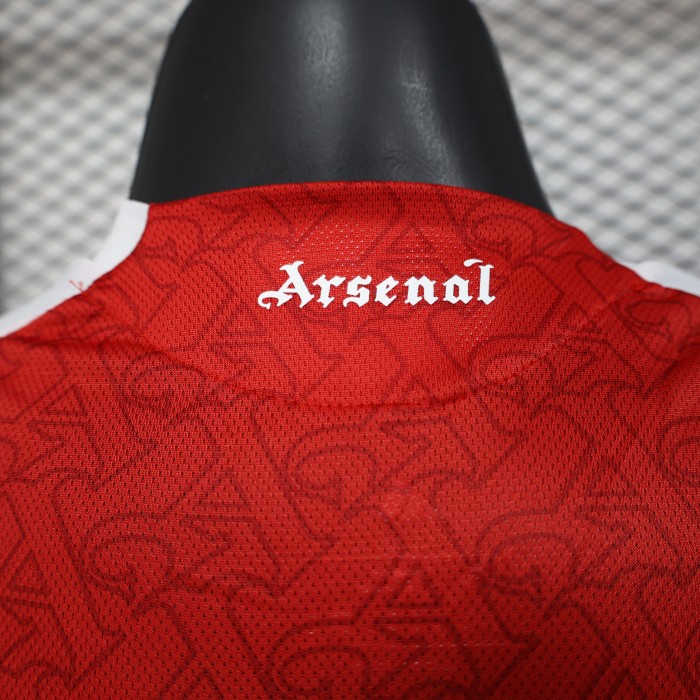 Long Sleeve Player Version 2025-2026 Arsenal Home Footbal Shirt Soccer Jersey