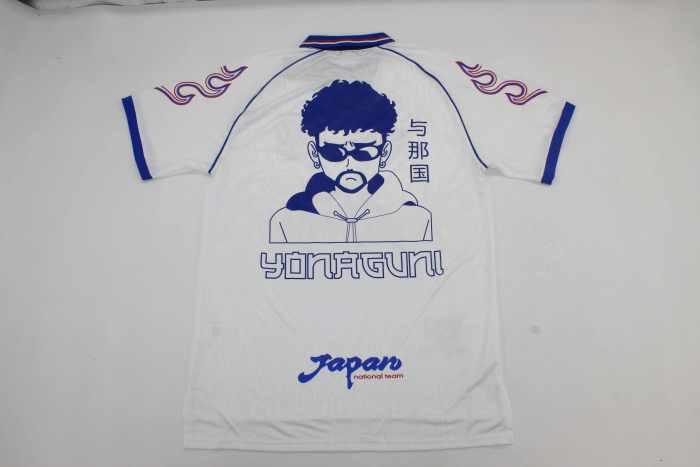Retro Jersey 1998 Japan Bad Bunny Version Soccer Jersey Vintage Football Shirt